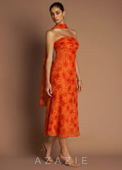 Aisha {color} Midi Dress  sp_tangerine_#te134835