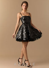 Bianka {color} Mini Dress  sp_black_shimmer_#bs134294