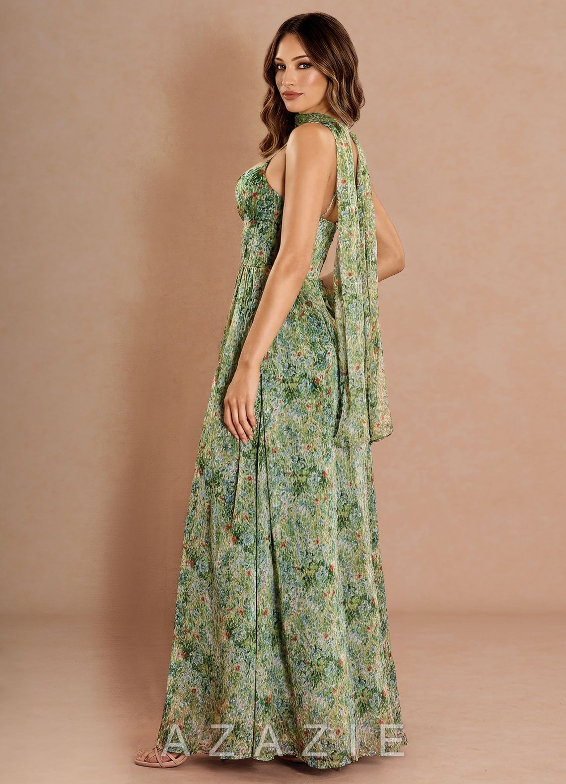 Lolla {color} Maxi Dress  sp_green_floral_#gf134901