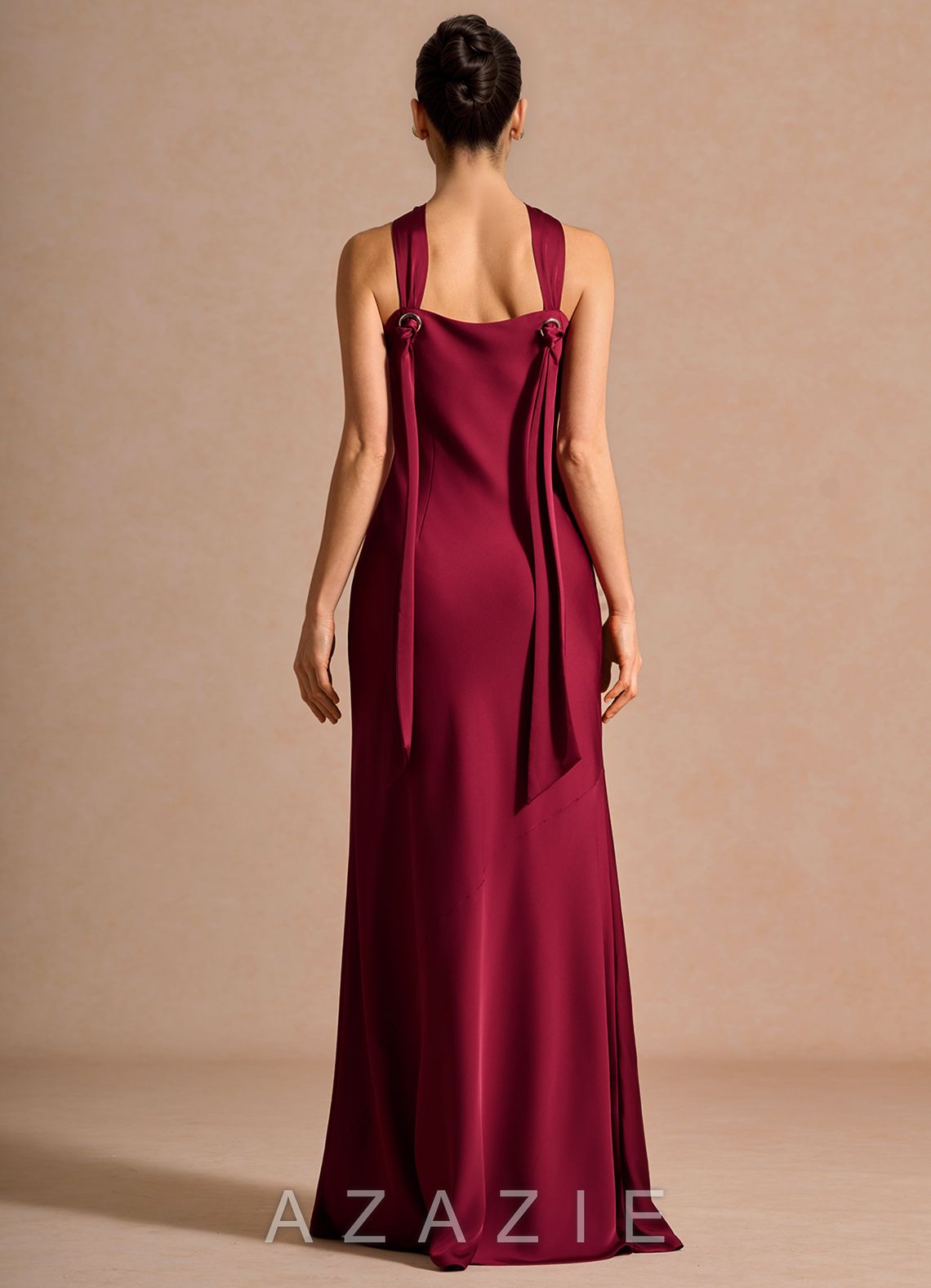 Martina {color} Maxi Dress  sp_merlot_#me134131