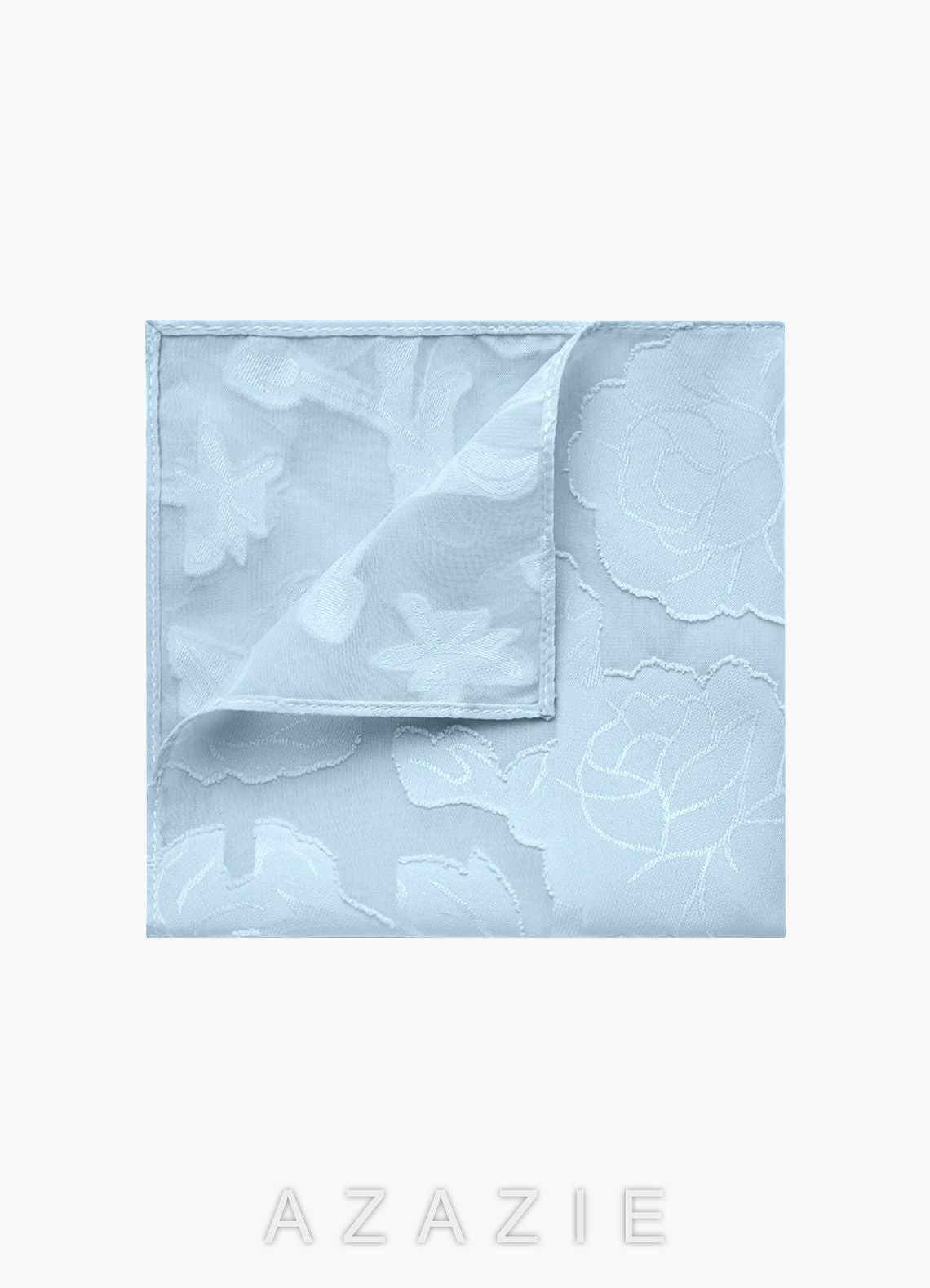 Floral Burnout Pocket Square
