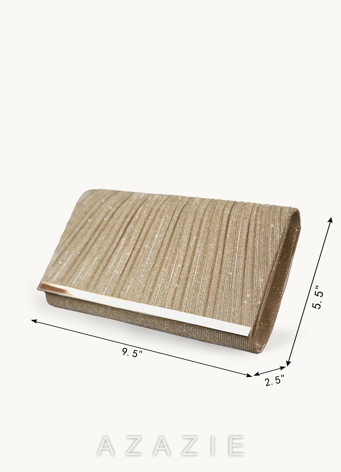 Pleats Elegant Clutch Bag