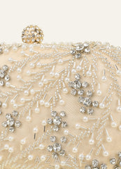 Pearl & Crystal Beaded Clutch Bag