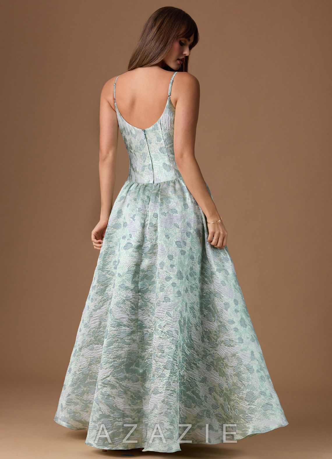 Tarry {color} Maxi Dress  sp_mint_shimmer_#ms134236