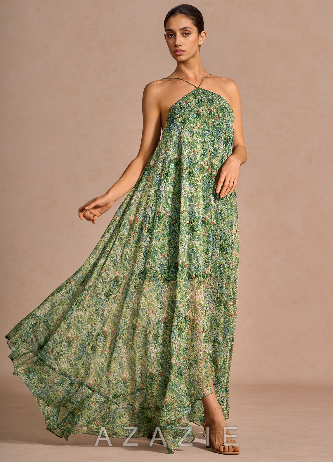 Jubilee {color} Maxi Dress  sp_green_floral_#gf134901