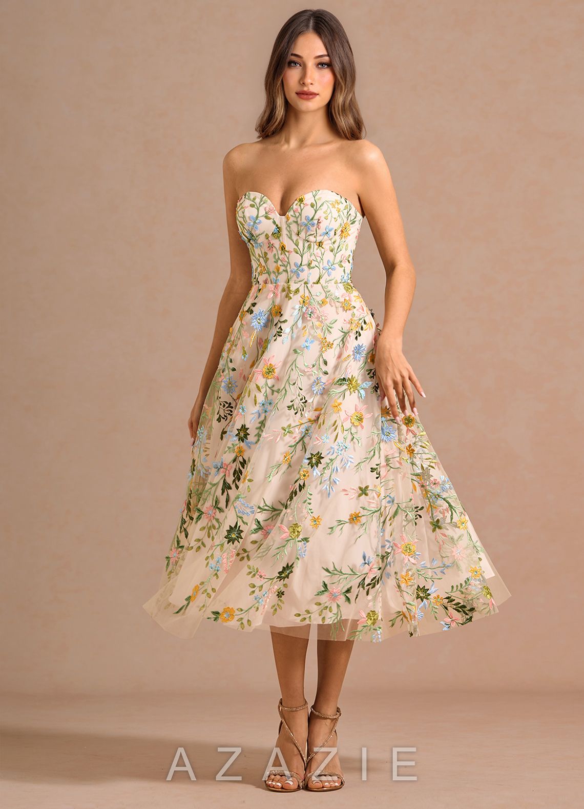Xylisse {color} Midi Dress  sp_blush_pink_multi_#bm134766
