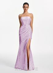 Mirabelle Lilac Sequins Sparkly Special Occasion Dress