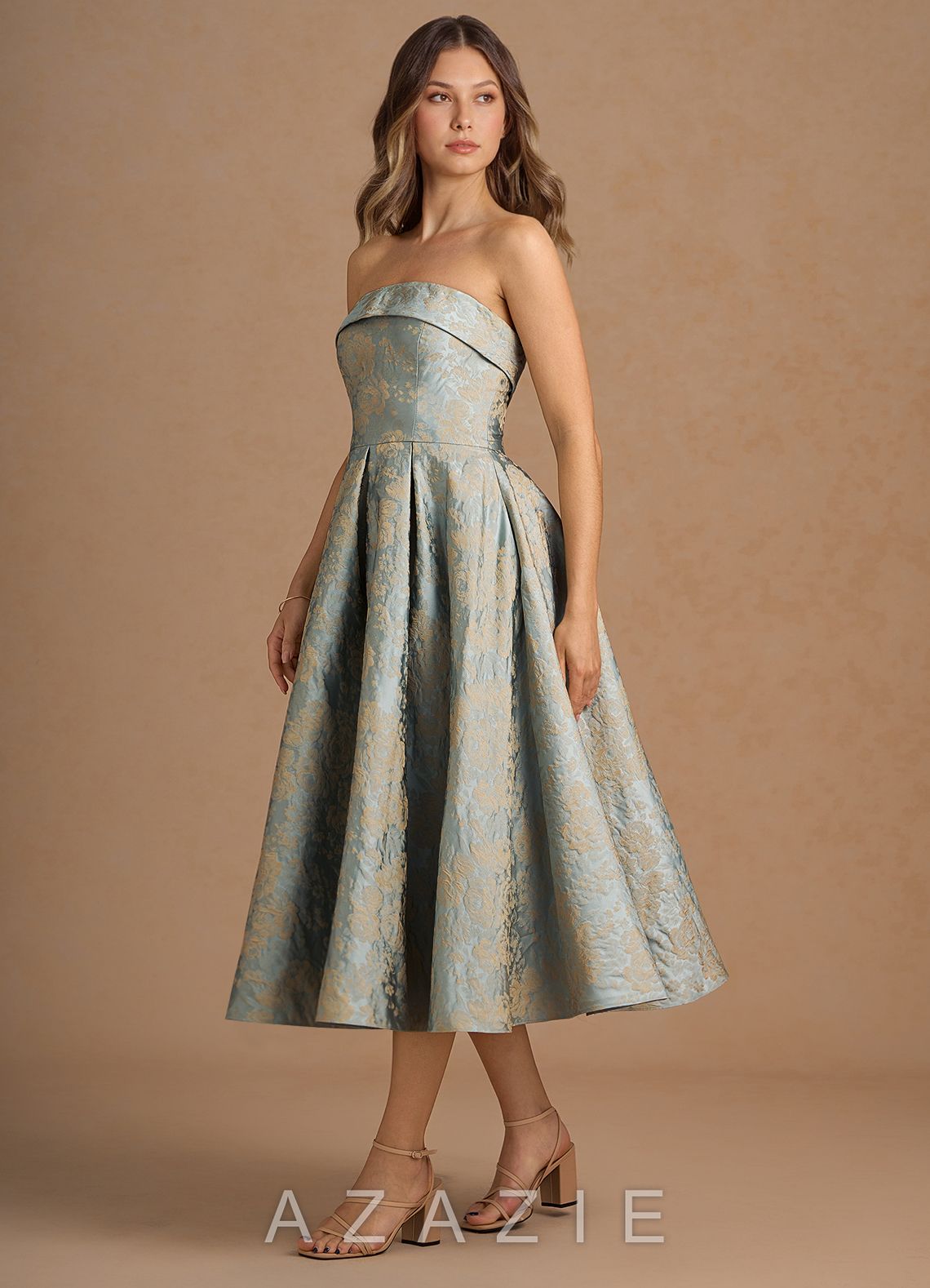 Cecilia {color} Midi Dress  sp_vintage_blue_#vb134731