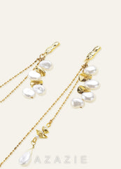 Baroque Pearl Tassel Earrings