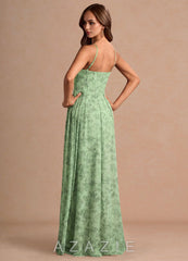 Florisca {color} Maxi Dress  sp_green_fern_floral_#111401