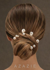 Cluster Pearl Hair Pins Set (5 Pieces)