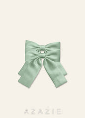 Girls Matte Stain Bow Hair Clip Set(Pack of 2)