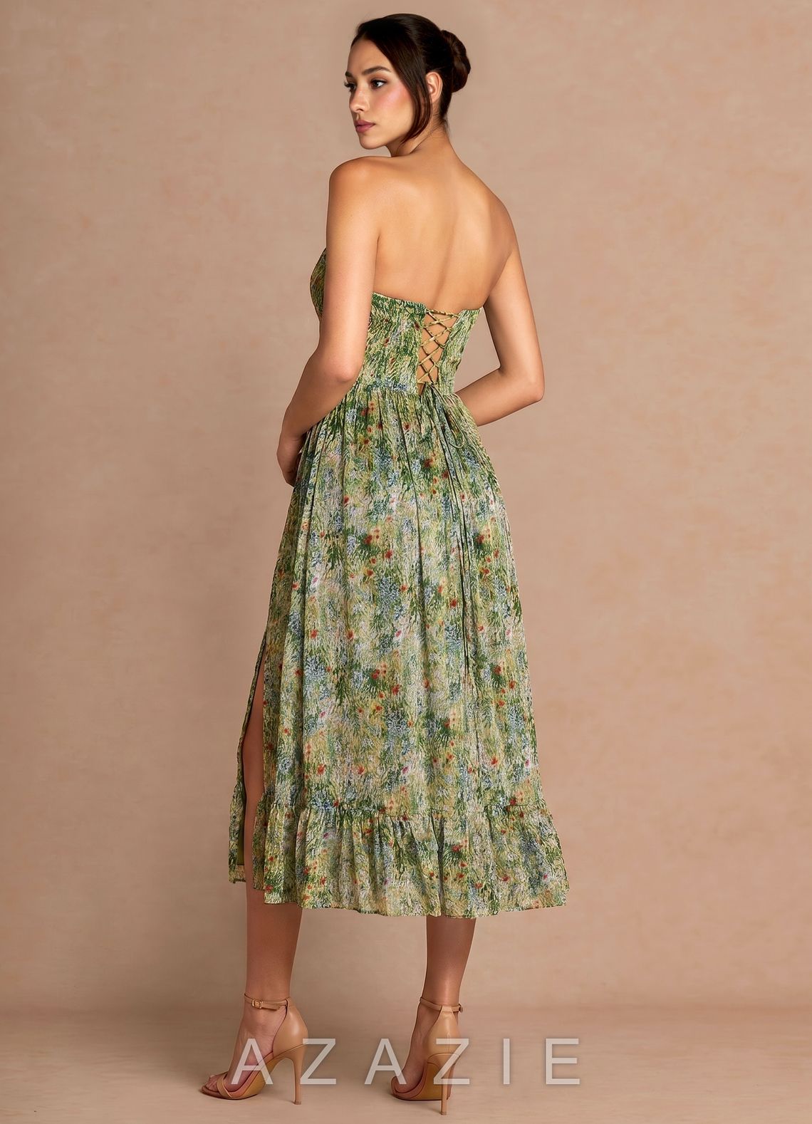 Portia {color} Midi Dress  sp_green_floral_#gf134901