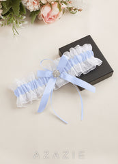 Lace Rhinestone Wedding Garter