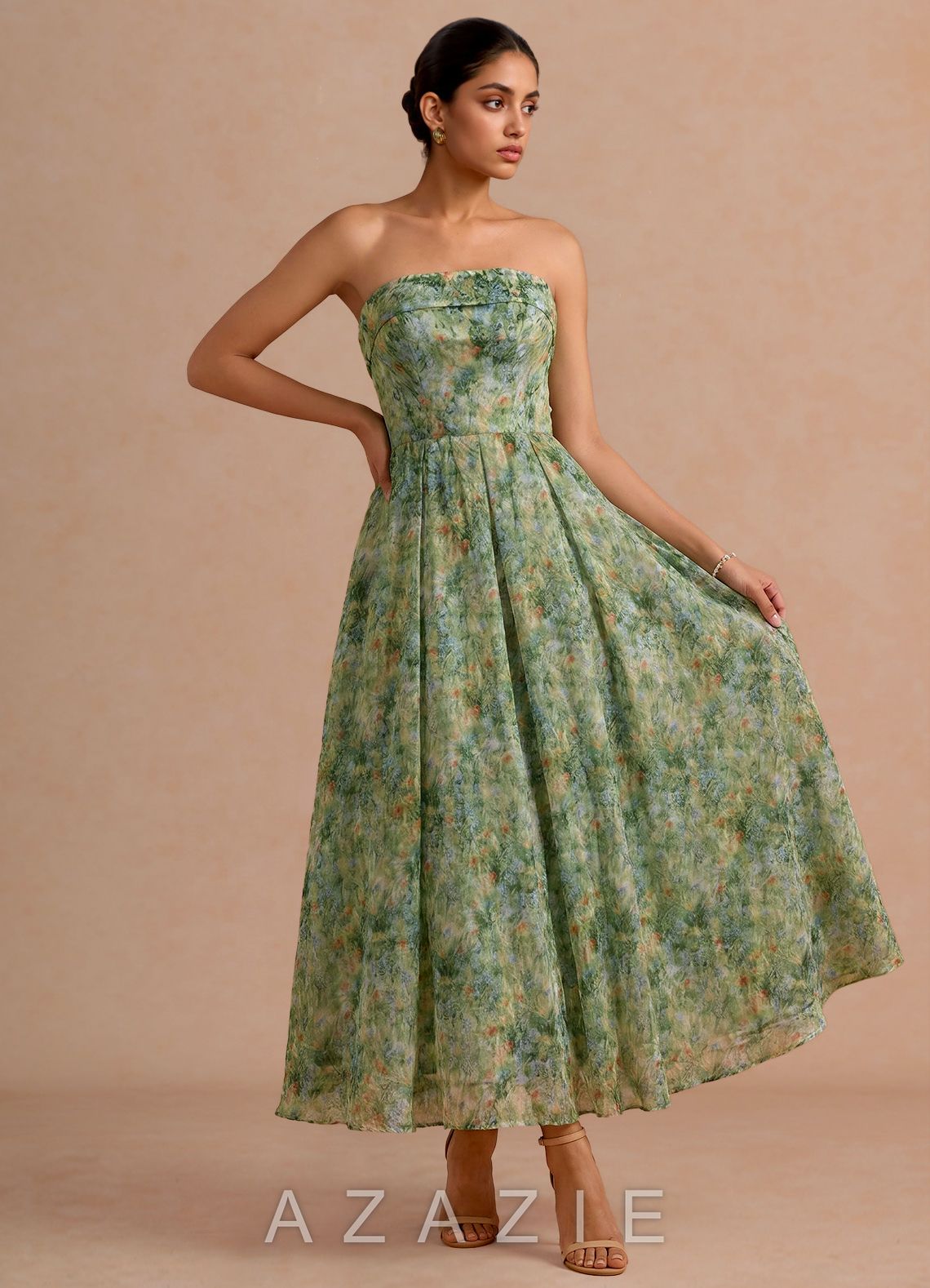 Ysabel {color} Maxi Dress  sp_green_floral_#gf134901