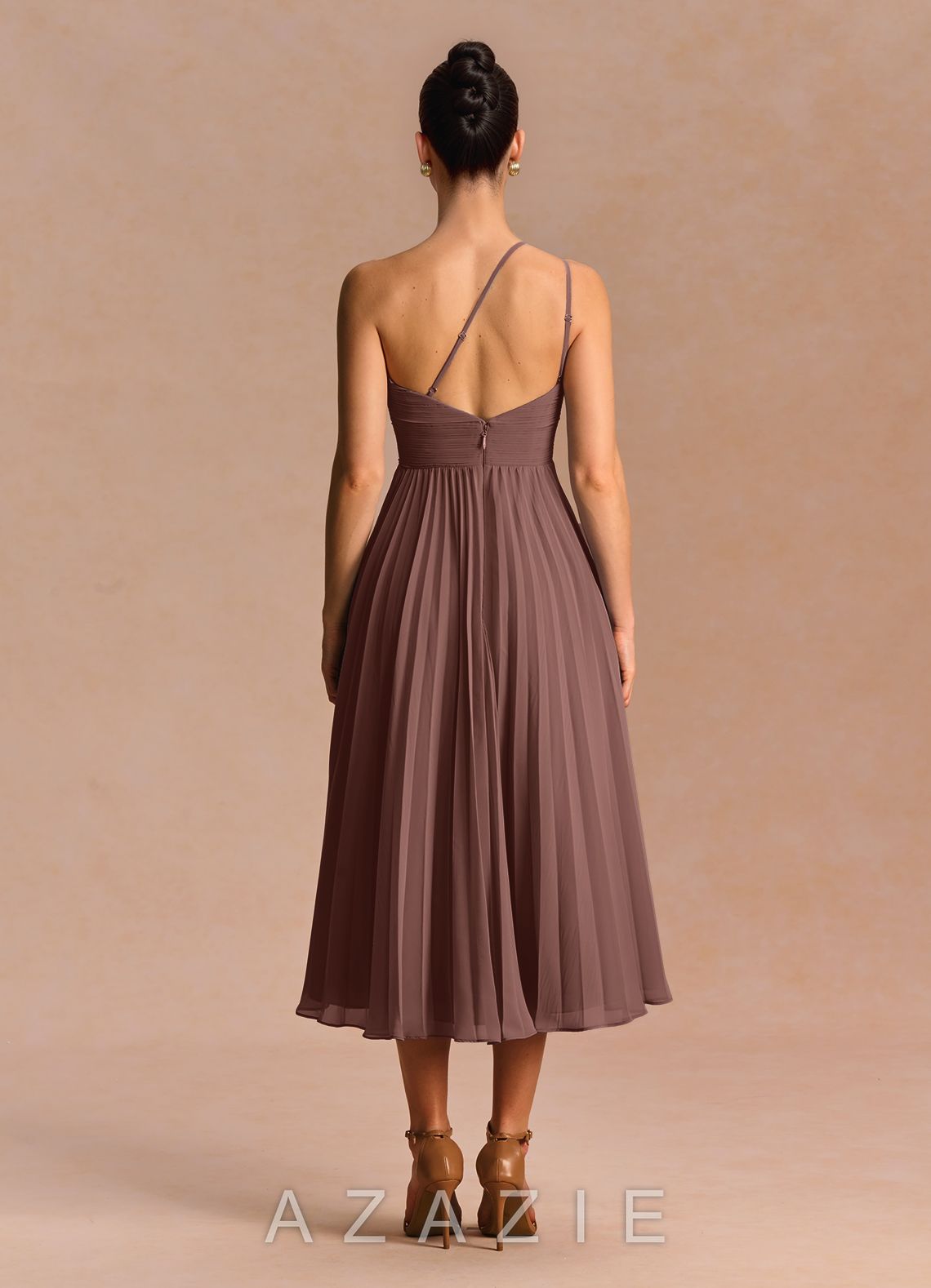 Oliva {color} Midi Dress  mocha_coco_#134126