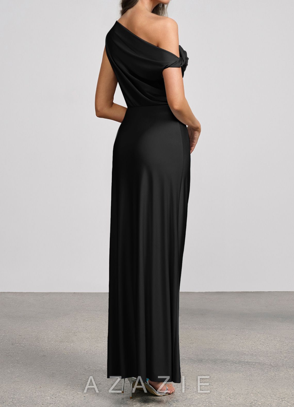 Elowen {color} Stretch Knit Maxi Dress  black