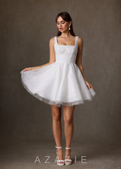 Azazie Avita Diamond White A-Line with Pockets Beading Dress diamond_white