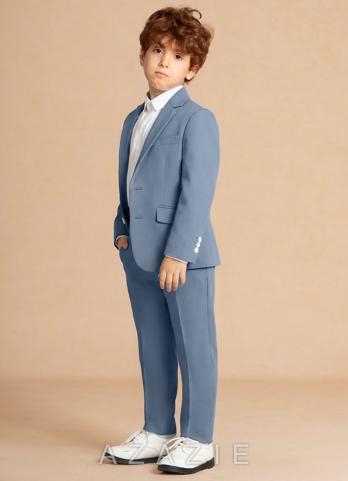 Finn Dusty Blue Boy 2-Piece Suit