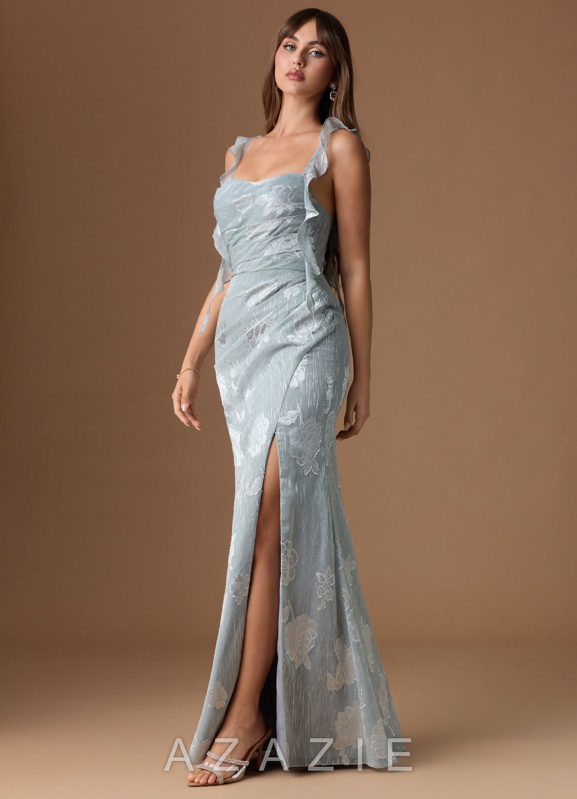 Nayrie {color} Maxi Dress  sp_mint_gray_#mg134318