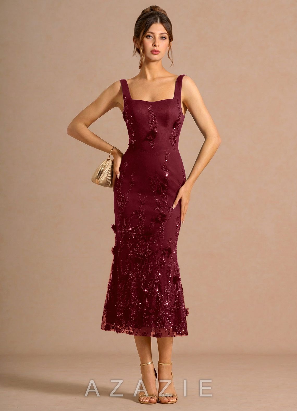 Zarelle {color} Midi Dress  sp_wine_#w134265