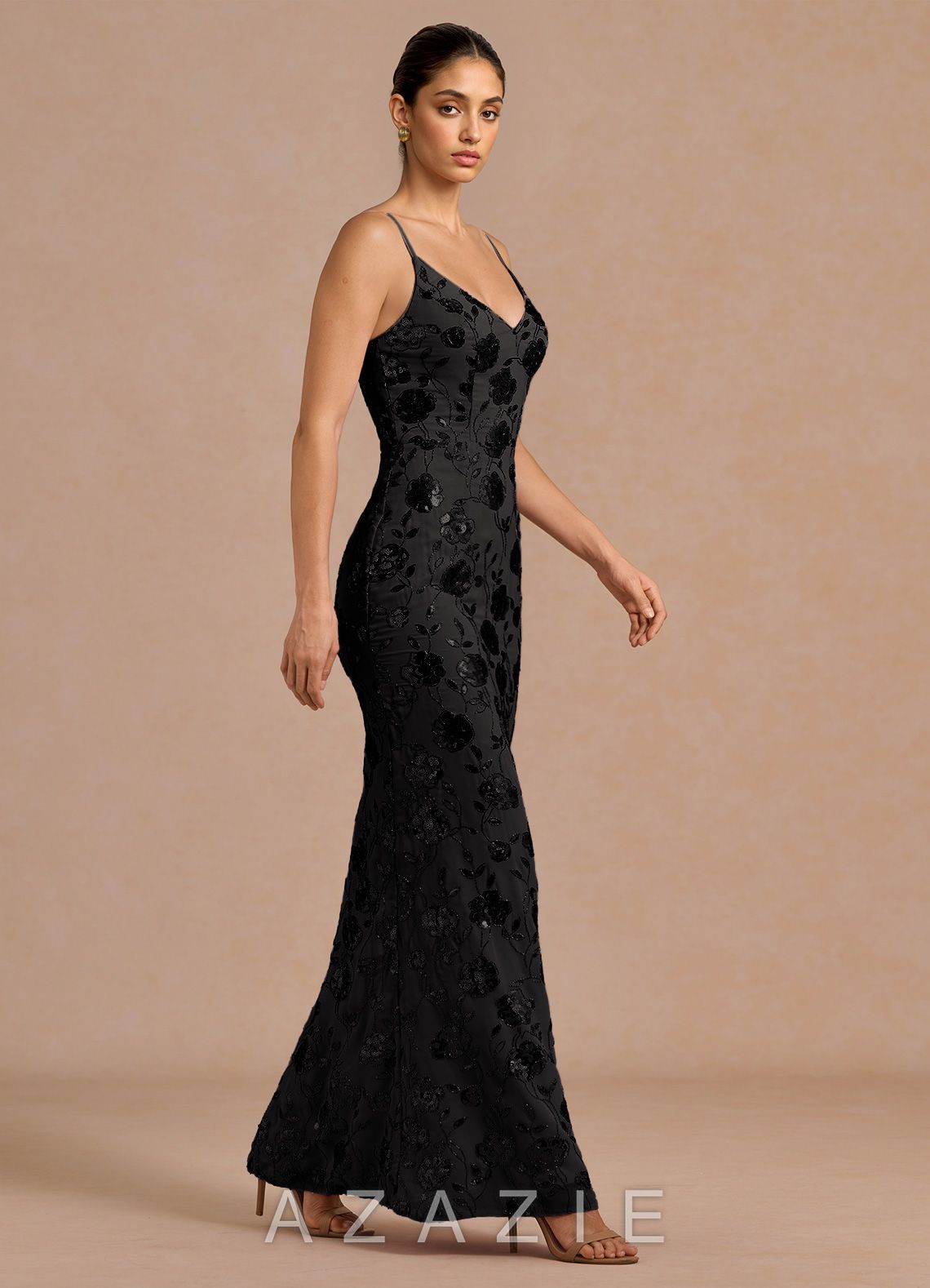 Shine {color} Maxi Dress  sp_black_sequins_#bs134259