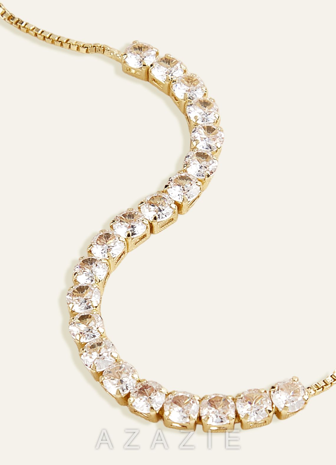 Rhinestone Adjustable Strand Bracelet