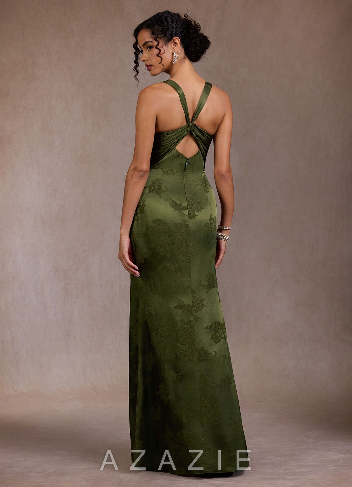 Isabelle {color} Maxi Dress  sp_dark_moss_#dm134083