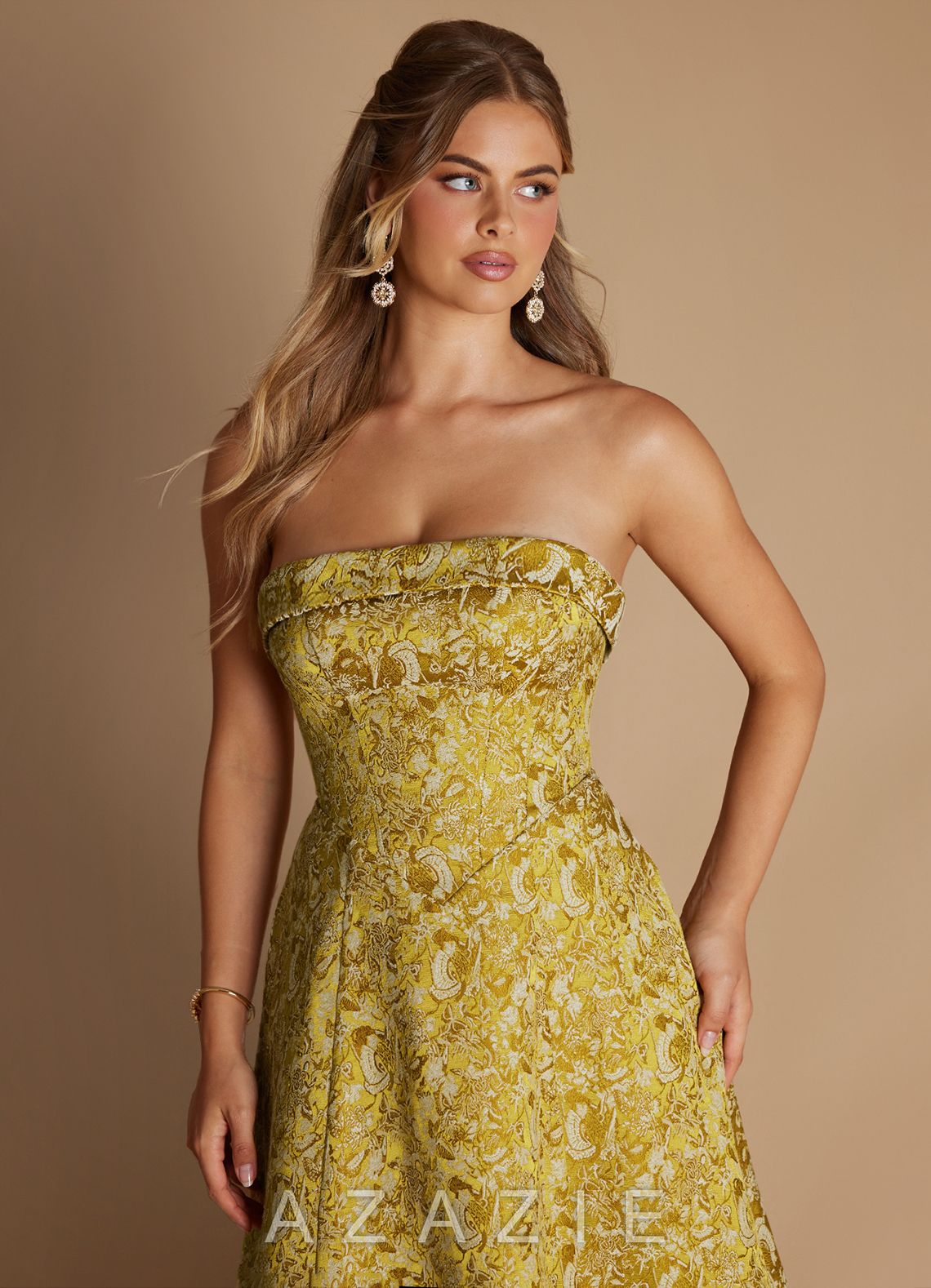 Baila {color} Midi Dress  sp_baroque_marigold_#bm134371