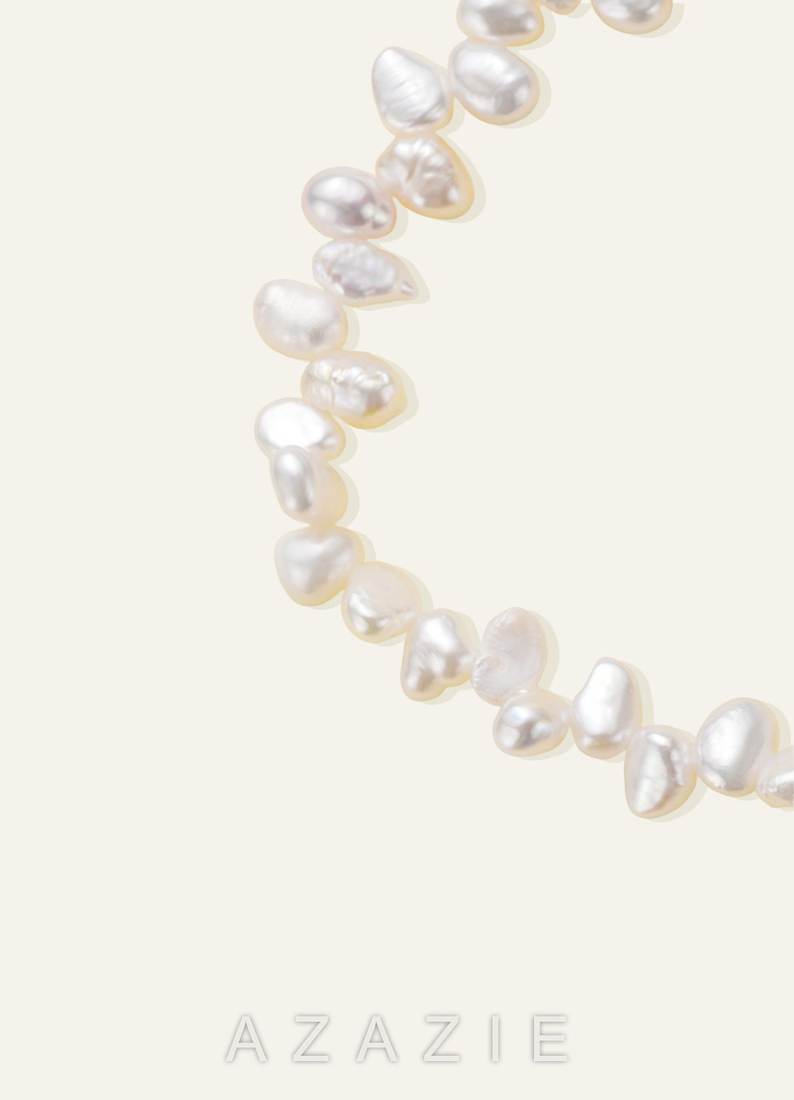 Baroque Freshwater Pearl Bracelet  white