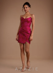 Yves {color} Mini Dress  sp_ruby_fuchsia_#rf134452
