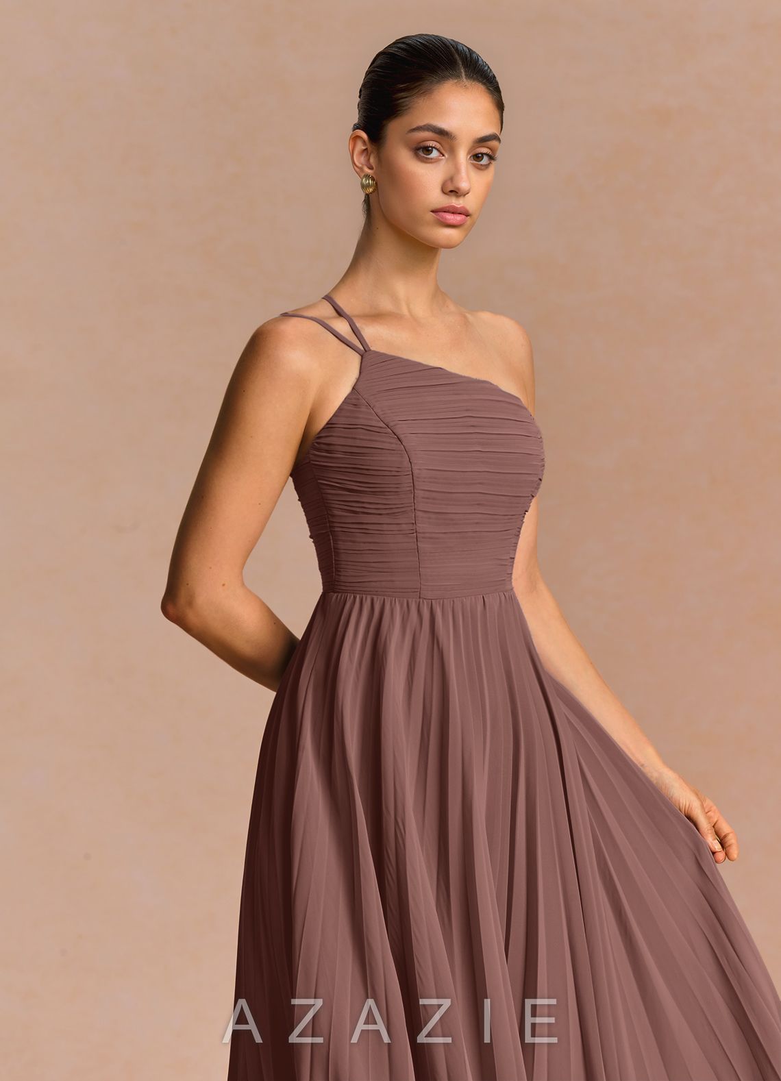 Oliva {color} Midi Dress  mocha_coco_#134126