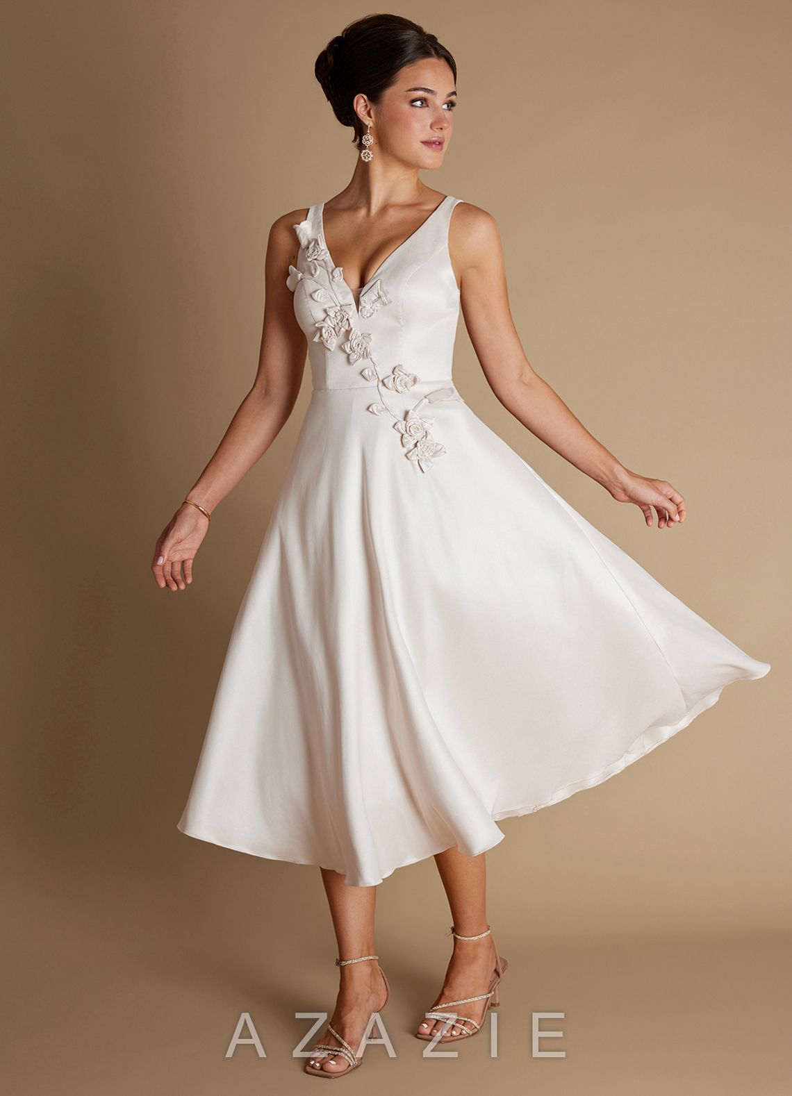 Aurora {color} Midi Dress  sp_eggshell_#el134408