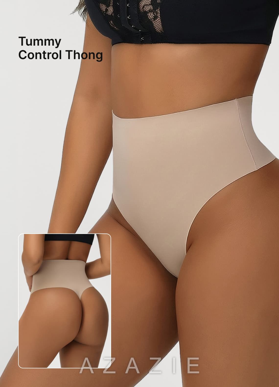 High Waist Tummy Control Seamless Thongs