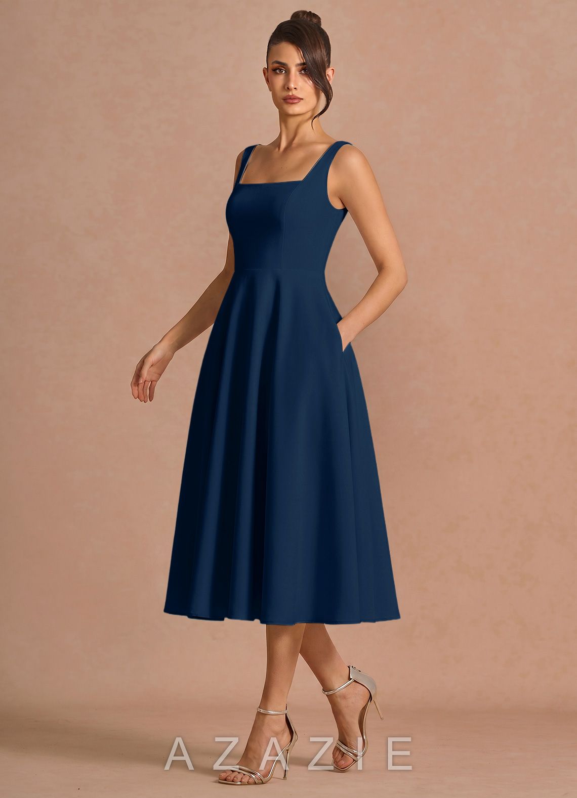 Brynn {color} Midi Dress  navy_#ny134188