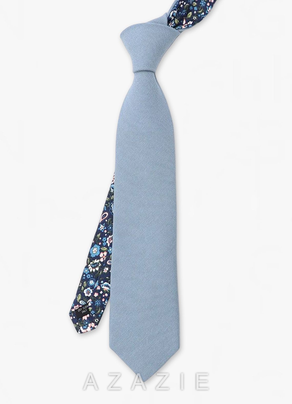 Soft Cotton Two-Sided Skinny Tie