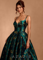 Maelie {color} Midi Dress  sp_deep_green_#dg134073