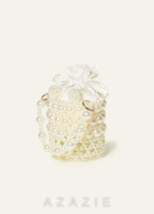 Pearl Bucket Bag with Dual Detachable Straps