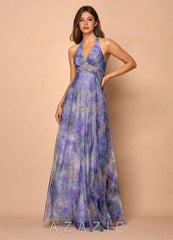 Josee {color} Pleated Maxi Dress  sp_lilac_#lc134700