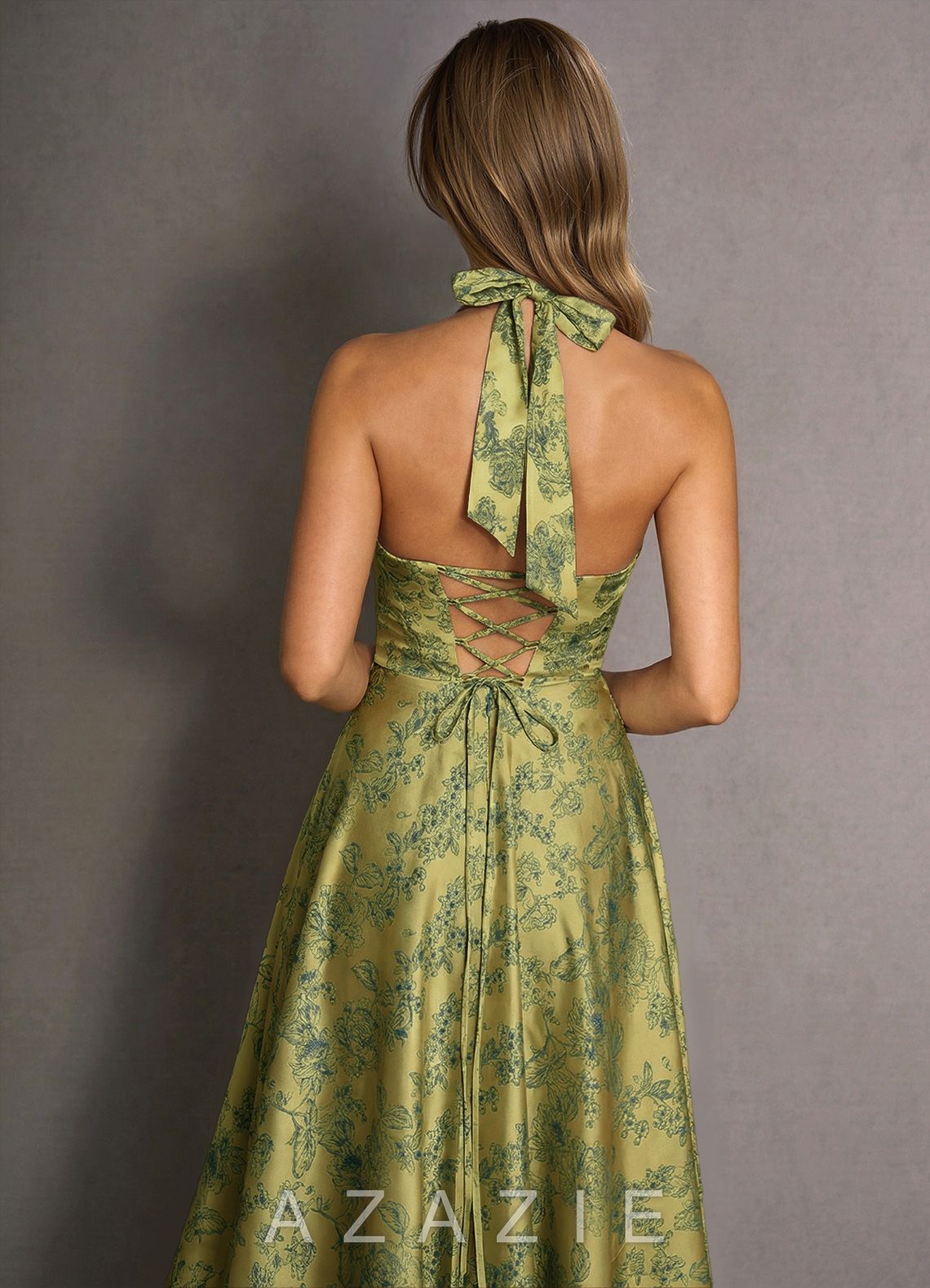 Isabeau {color} Maxi Dress  sp_moss_navy_#mn134320