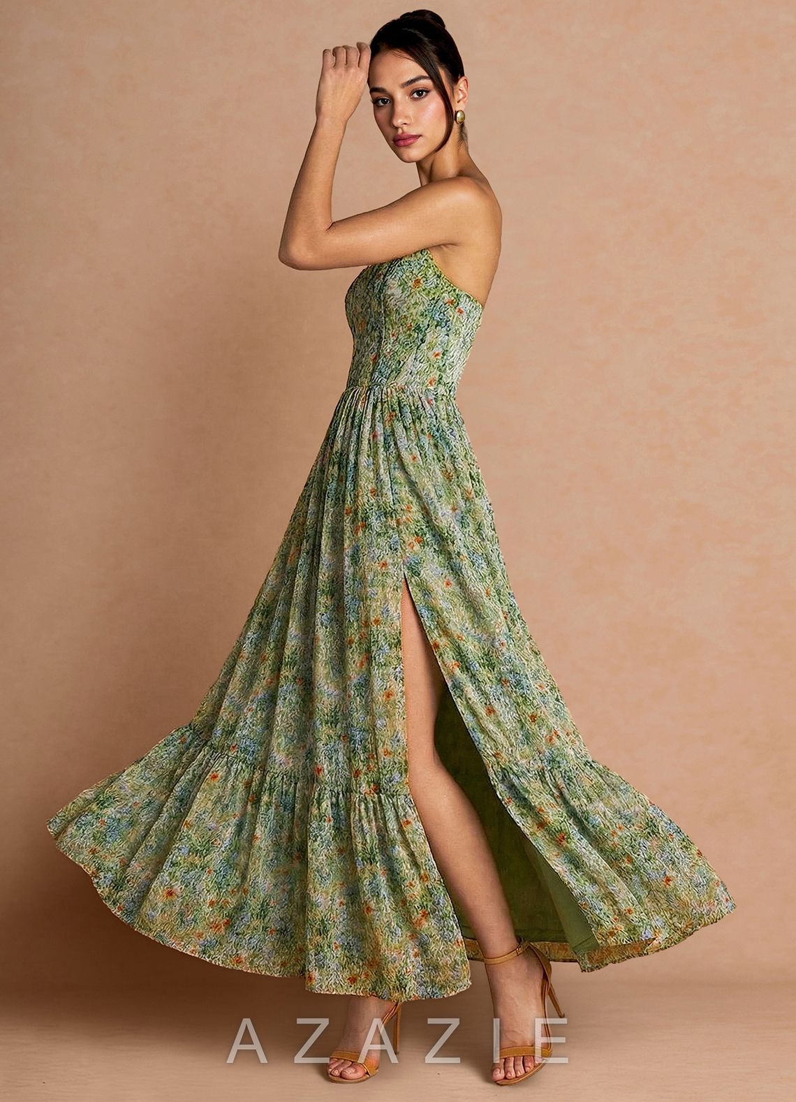 Portia {color} Maxi Dress  sp_green_floral_#gf134901