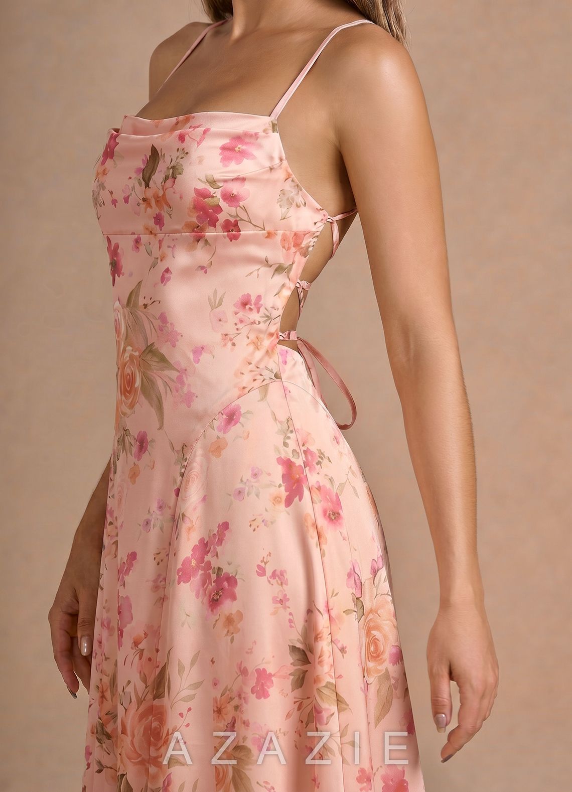 Elvira {color} Maxi Dress  sp_abstract_bouquet_floral_#111401