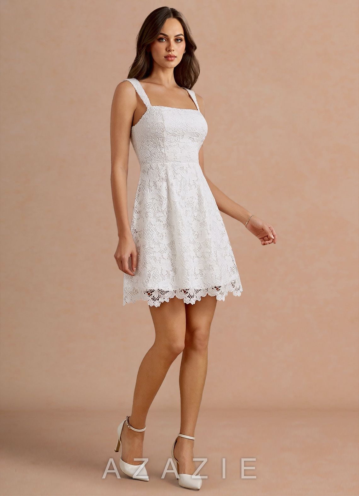 Trisha {color} Mini Dress  sp_white_#wt134376