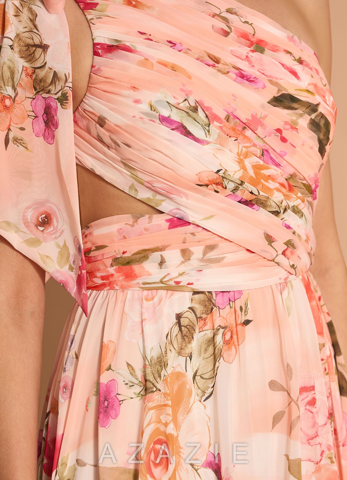 Liliana {color} Maxi Dress  sp_abstract_bouquet_floral_#111401