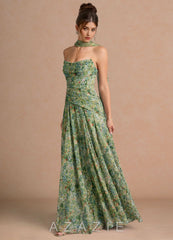 Romane {color} Maxi Dress  sp_green_floral_#gf134901