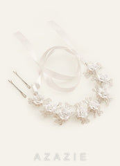 3D Floral Flower Girl Headpiece