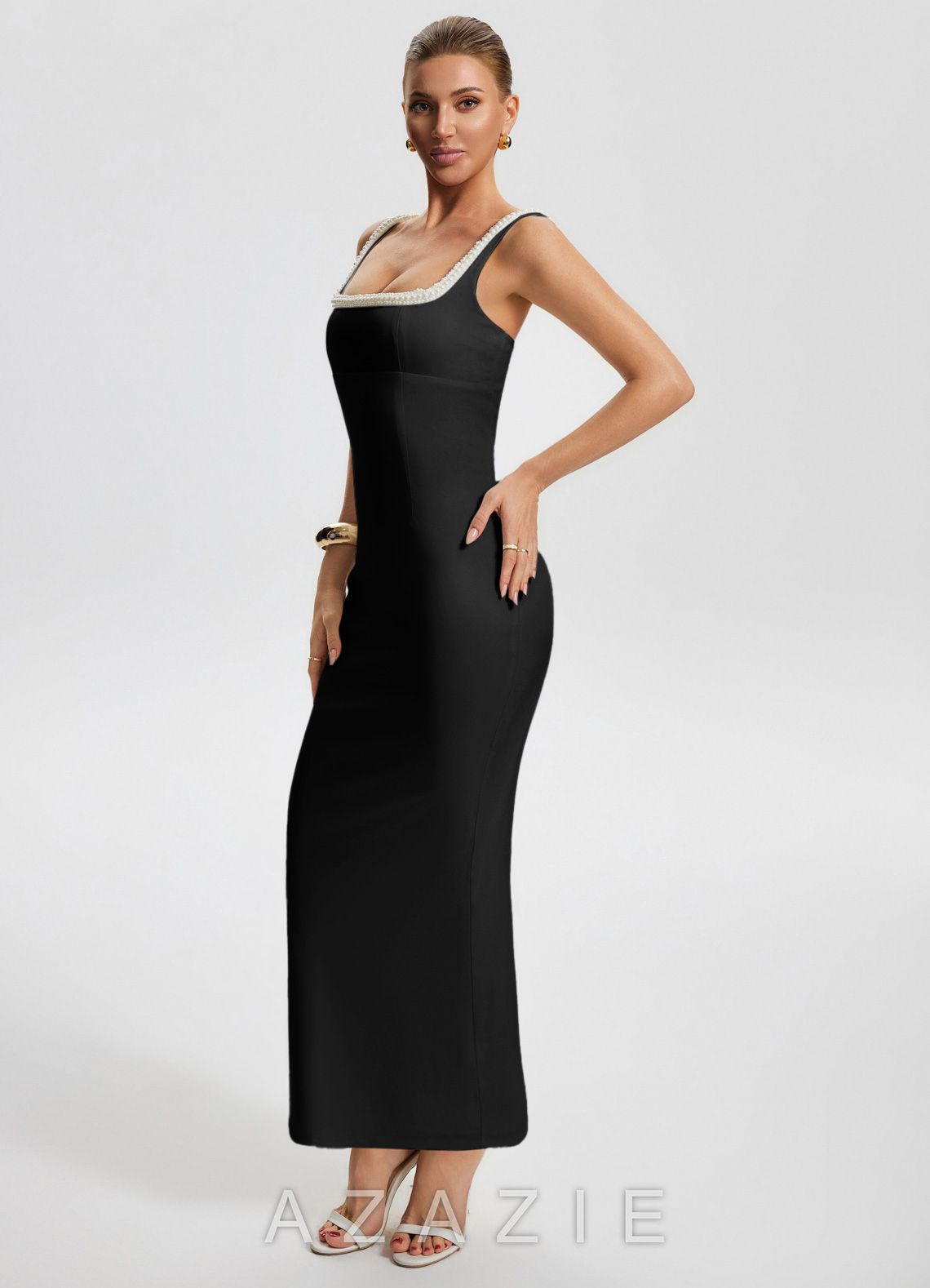 Aure {color} Maxi Dress  black