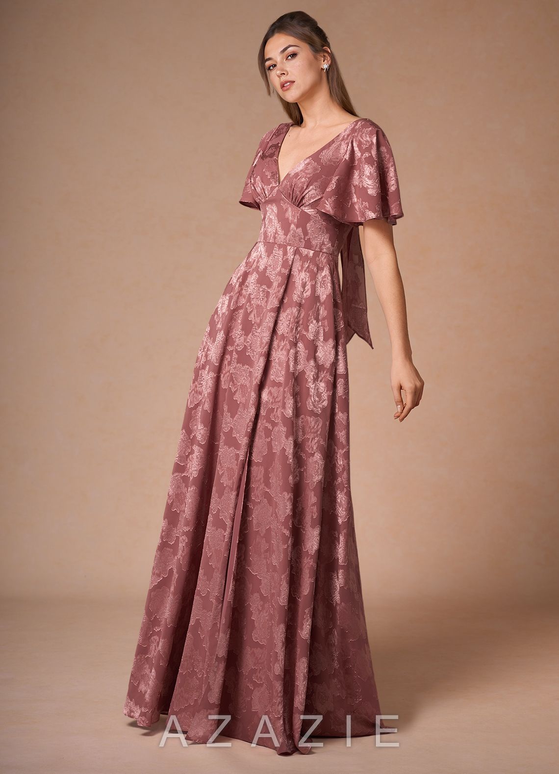 Sasha {color} A-Line Maxi Dress  sp_vintage_rose_#vr134282
