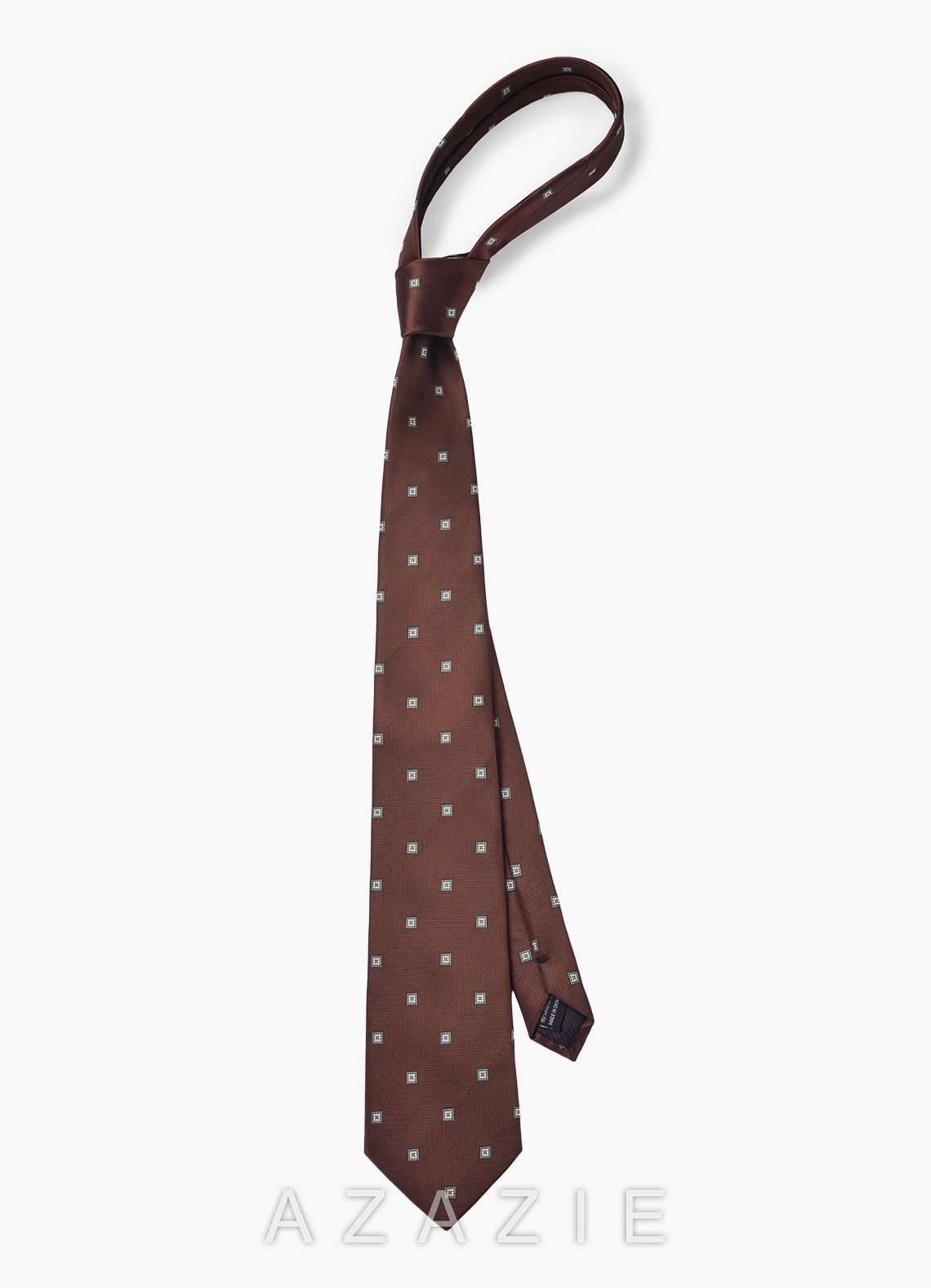 Neat Pattern Woven Tie
