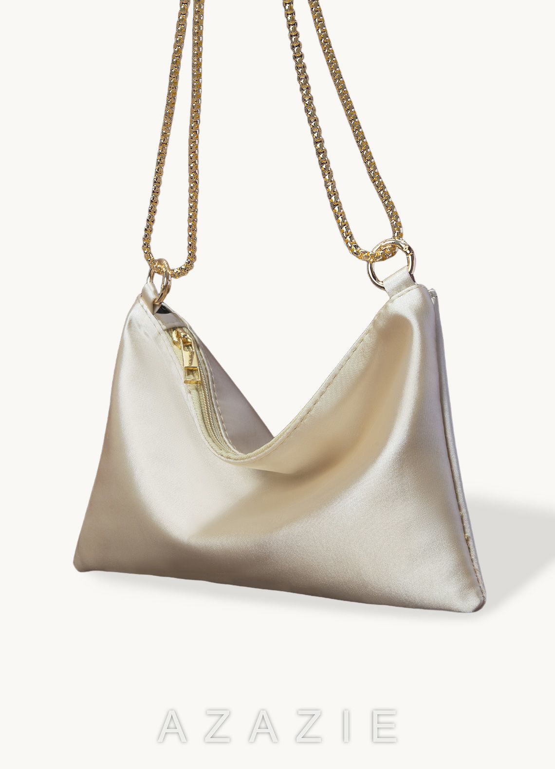 Metallic Chain Underarm Bag